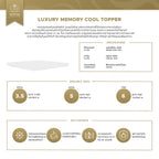 MEMORY COOL MATTRESS TOPPER (ท็อปเปอร์เมมโมรี่คลู)