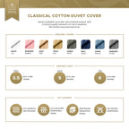 CLASSICAL COTTON DUVET COVER (ปลอกผ้านวมคลาสสิคคอตตอน)