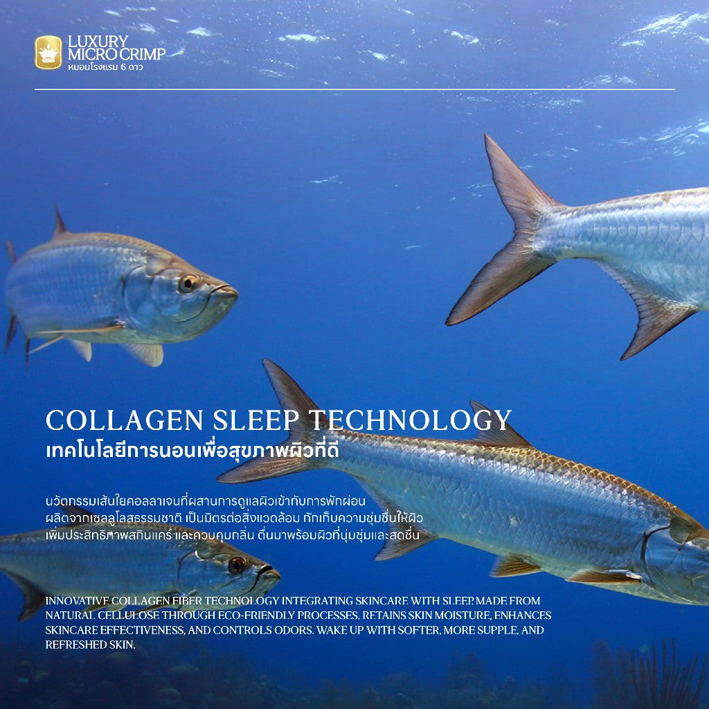 COLLAGEN COOLGEL MATTRESS TOPPER (ท็อปเปอร์คอลลาเจนคูล เส้นใยชนิดเป่า)